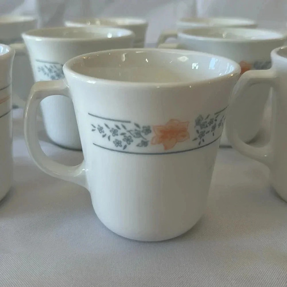 Corningware Corelle Apricot Grove Mugs Coffee Cups - Picture 3 of 4